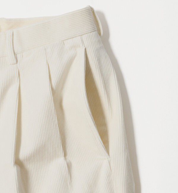 UNITED ARROWS「コーデュロイ 2プリーツ キャロット  パンツ」|チノ|