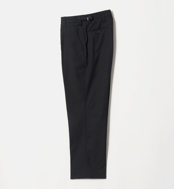 UNITED ARROWS「ウーステッドカルゼ ミリタリー トラウザーズ」|スラックス|BLACK