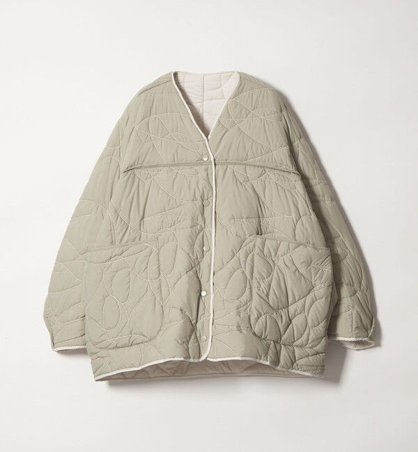 conte「【別注】＜manipuri for conte＞キルティングジャケット」|ノーカラーコート|