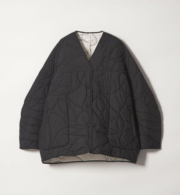 conte「【別注】＜manipuri for conte＞キルティングジャケット」|ノーカラーコート|