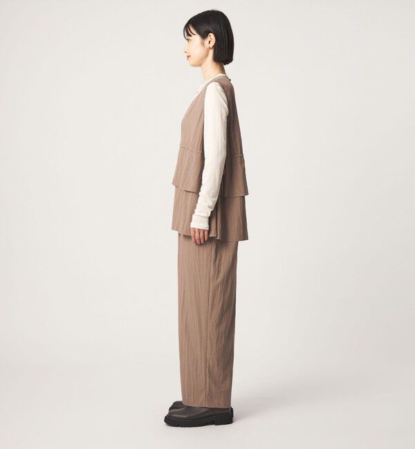 UNITED ARROWS green label relaxing「ペプラム ギャザー オールインワン」|オールインワン|