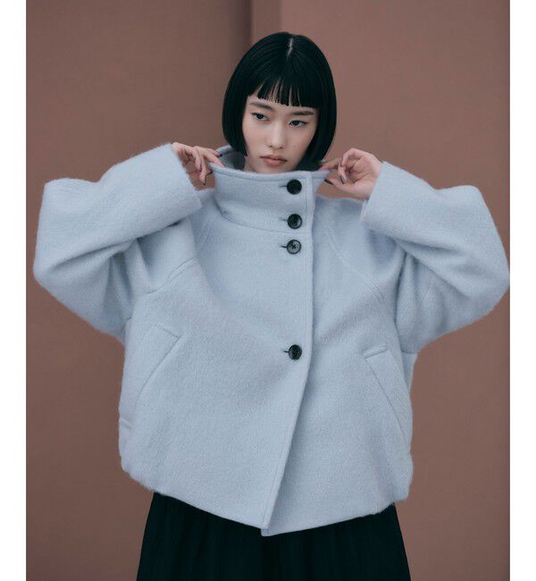 EMMEL REFINES「＜EMMEL REFINES＞EM スタンドシャギー コクーン コート」|その他|