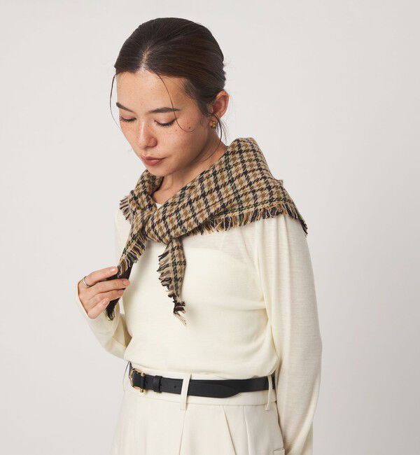 UNITED ARROWS green label relaxing「【別注】＜douce gloire＞トライアングル スカーフ」|ストール|