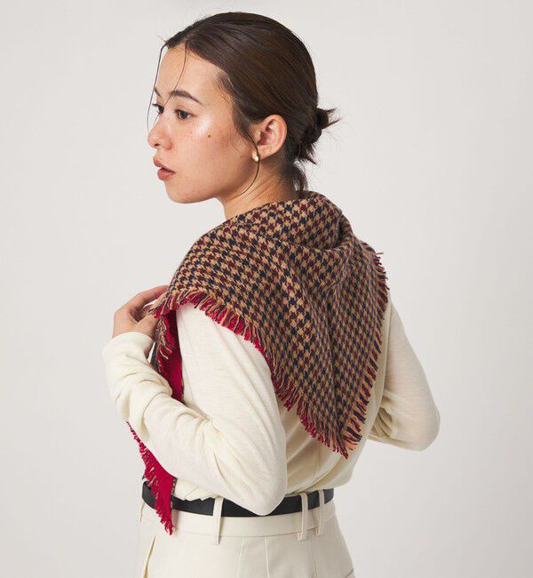 UNITED ARROWS green label relaxing「【別注】＜douce gloire＞トライアングル スカーフ」|ストール|