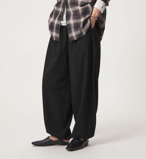 UNITED ARROWS green label relaxing「【WEB限定】＜at ease＞ バルーン パンツ マシンウォッシャブル ストレッチ 帯電防止」|その他|