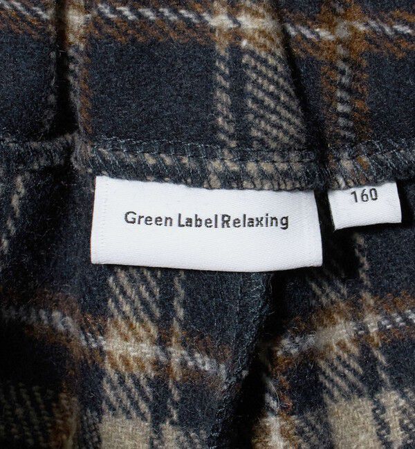 UNITED ARROWS green label relaxing「キモウ チェック キュロット スカート / キッズ 100cm-160cm」|スカート|