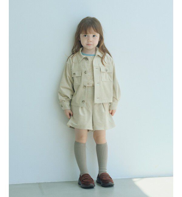 UNITED ARROWS green label relaxing「スエードライク タック キュロット / キッズ 100cm-160cm」|その他|