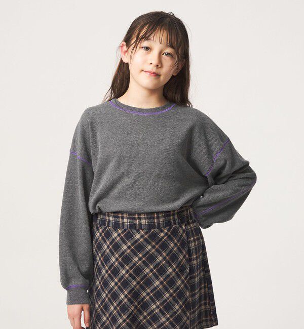 UNITED ARROWS green label relaxing「ハニカム ステッチ ロングスリーブ Tシャツ / キッズ 100cm-160cm」|Tシャツ・カットソー|