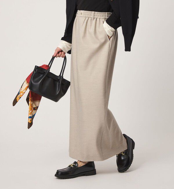 UNITED ARROWS green label relaxing「【結論シリーズ】ホッとタイトスカート マシンウォッシャブル ストレッチ 帯電防止」|タイト|