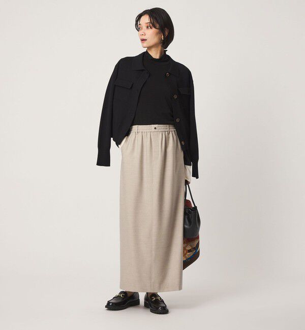 UNITED ARROWS green label relaxing「【結論シリーズ】ホッとタイトスカート マシンウォッシャブル ストレッチ 帯電防止」|タイト|