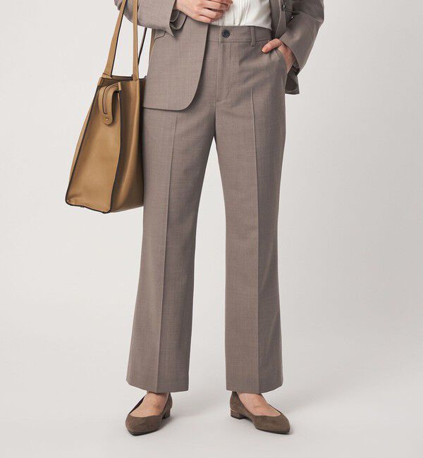UNITED ARROWS green label relaxing「［size SHORT/TALLあり］カチリラ セミフレア パンツ」|スラックス|