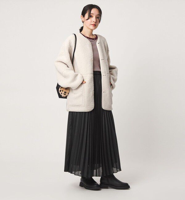 UNITED ARROWS green label relaxing「【WEB限定】＜at ease＞フリース ボア リバーシブル ブルゾン」|その他|