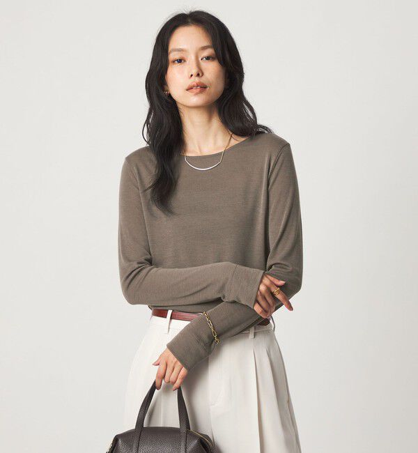 UNITED ARROWS green label relaxing「フライス クルーネック カットソー」|Tシャツ・カットソー|MOCA