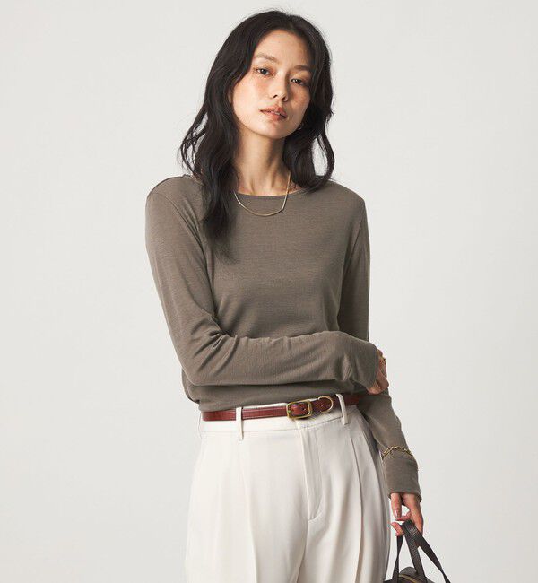 UNITED ARROWS green label relaxing「フライス クルーネック カットソー」|Tシャツ・カットソー|