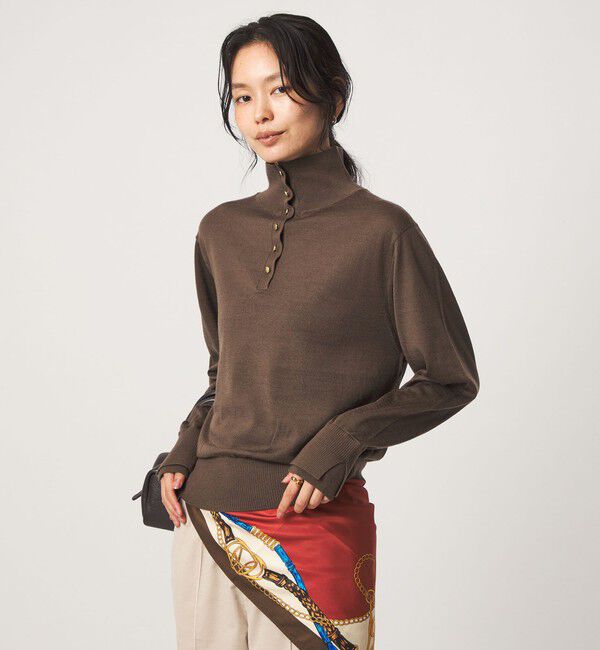 UNITED ARROWS green label relaxing「エブリニット 2WAY タートルネック ウォッシャブル」|ニット・セーター|