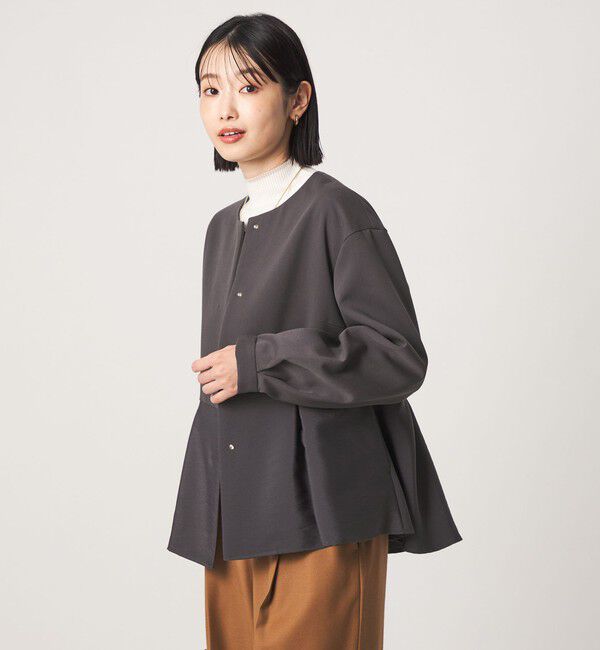 UNITED ARROWS green label relaxing「［size SHORTあり］fleurie(フルリー) ドッキング ジャケット」|ノーカラージャケット|