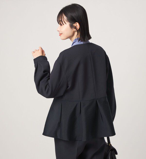 UNITED ARROWS green label relaxing「［size SHORTあり］fleurie(フルリー) ドッキング ジャケット」|ノーカラージャケット|