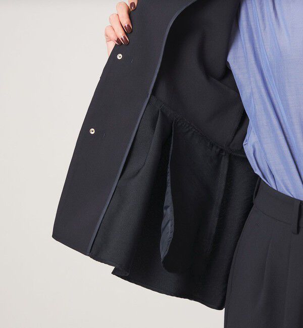 UNITED ARROWS green label relaxing「［size SHORTあり］fleurie(フルリー) ドッキング ジャケット」|ノーカラージャケット|