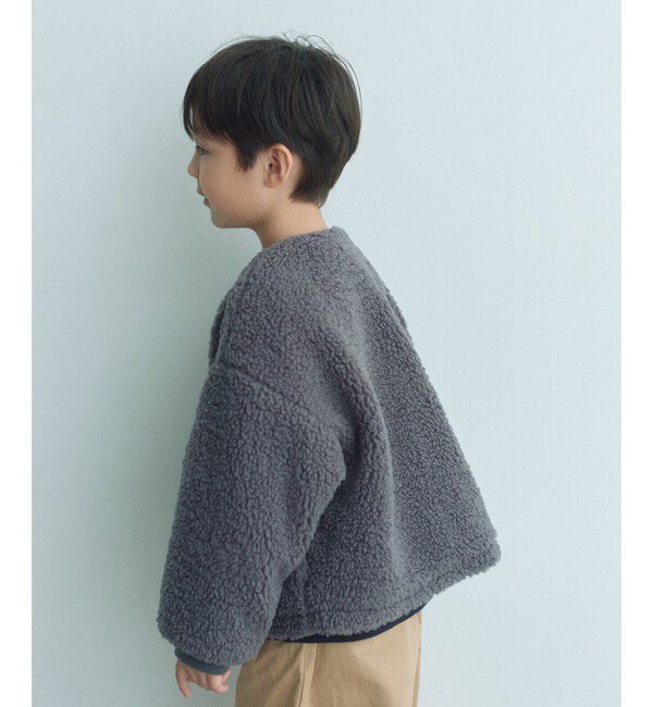 UNITED ARROWS green label relaxing「【スタメンシリーズ】ボア スナップ ブルゾン / キッズ 100cm―160cm」|その他|