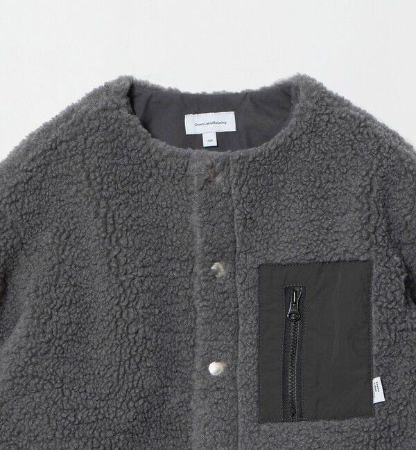 UNITED ARROWS green label relaxing「【スタメンシリーズ】ボア スナップ ブルゾン / キッズ 100cm―160cm」|その他|