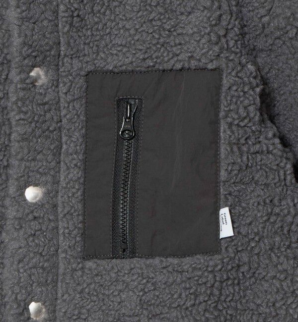 UNITED ARROWS green label relaxing「【スタメンシリーズ】ボア スナップ ブルゾン / キッズ 100cm―160cm」|その他|