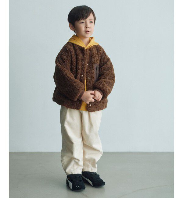 UNITED ARROWS green label relaxing「【スタメンシリーズ】ボア スナップ ブルゾン / キッズ 100cm―160cm」|その他|