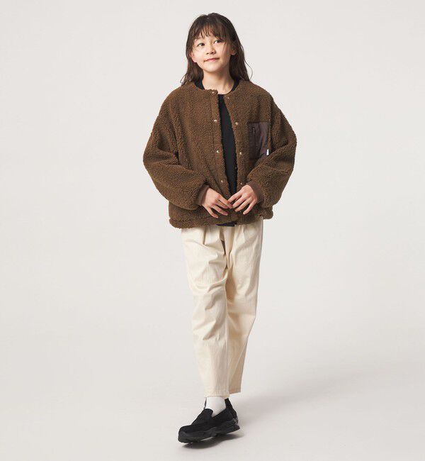 UNITED ARROWS green label relaxing「【スタメンシリーズ】ボア スナップ ブルゾン / キッズ 100cm―160cm」|その他|