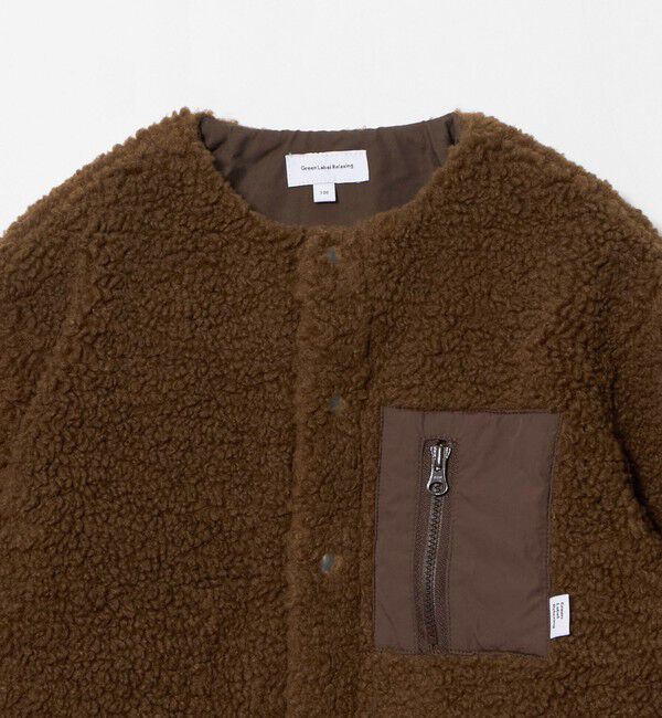 UNITED ARROWS green label relaxing「【スタメンシリーズ】ボア スナップ ブルゾン / キッズ 100cm―160cm」|その他|