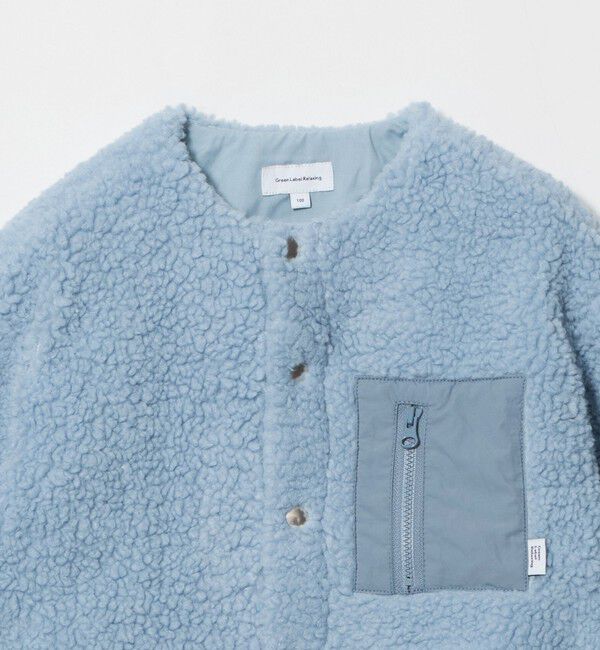 UNITED ARROWS green label relaxing「【スタメンシリーズ】ボア スナップ ブルゾン / キッズ 100cm―160cm」|その他|