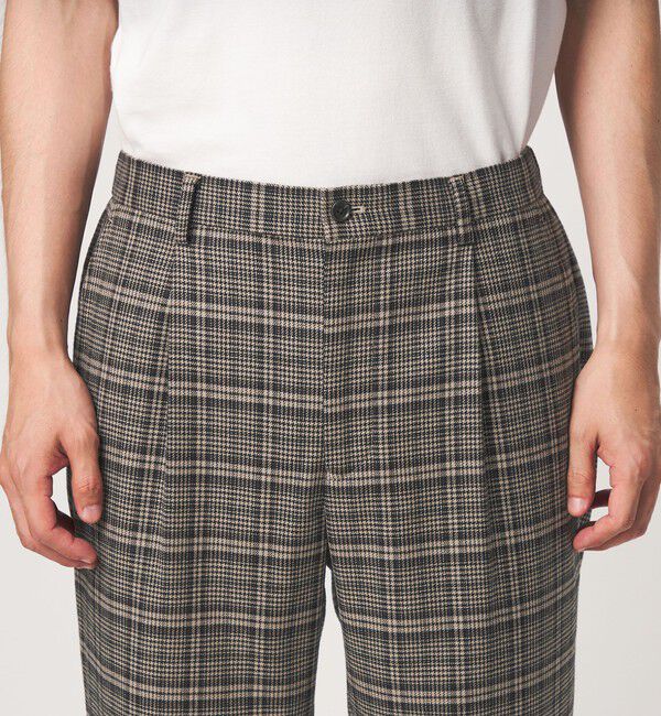 UNITED ARROWS green label relaxing「ウォッシャブル フラノ 1P ユーティリティ パンツ -ストレッチ-」|その他|