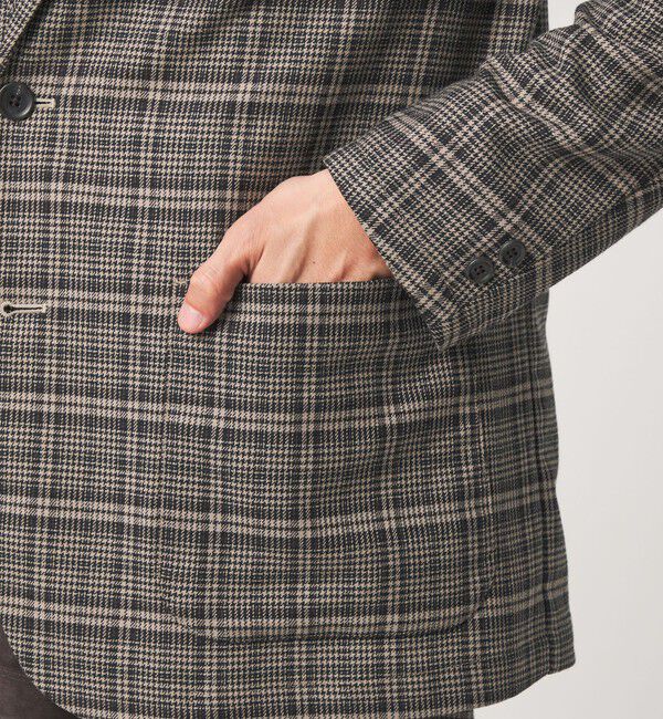 UNITED ARROWS green label relaxing「ウォッシャブル フラノ リラックス ジャケット -ストレッチ-」|テーラードジャケット|