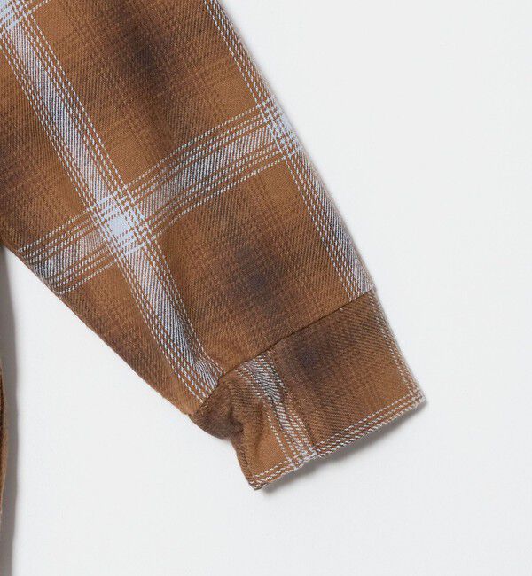 UNITED ARROWS green label relaxing「【別注】＜UNIVERSAL OVERALL＞Vネック チェック カーディガン / キッズ 100cm-130cm」|カーディガン|