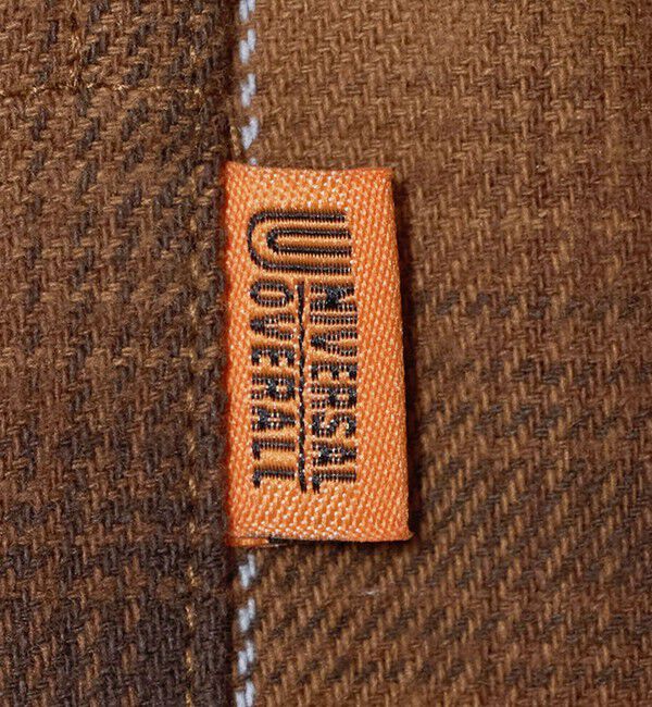 UNITED ARROWS green label relaxing「【別注】＜UNIVERSAL OVERALL＞Vネック チェック カーディガン / キッズ 100cm-130cm」|カーディガン|