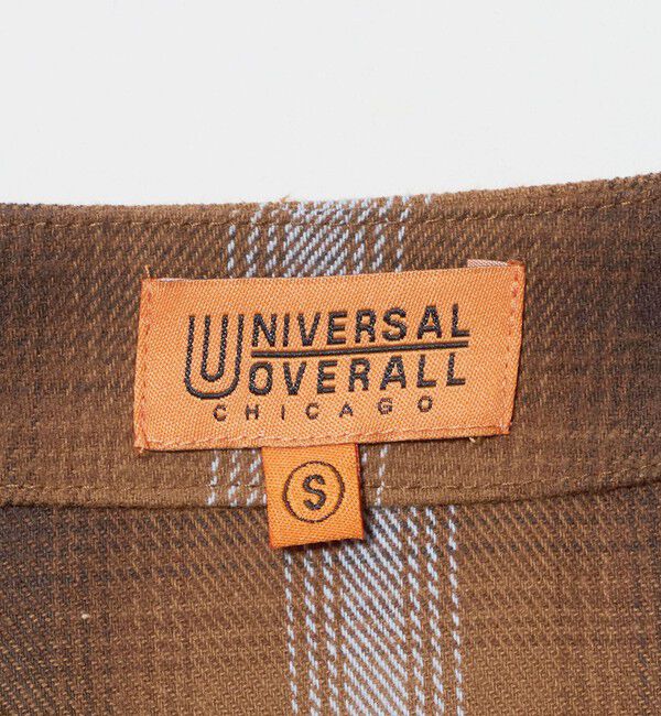 UNITED ARROWS green label relaxing「【別注】＜UNIVERSAL OVERALL＞Vネック チェック カーディガン / キッズ 100cm-130cm」|カーディガン|
