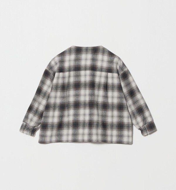 UNITED ARROWS green label relaxing「【別注】＜UNIVERSAL OVERALL＞Vネック チェック カーディガン / キッズ 100cm-130cm」|カーディガン|