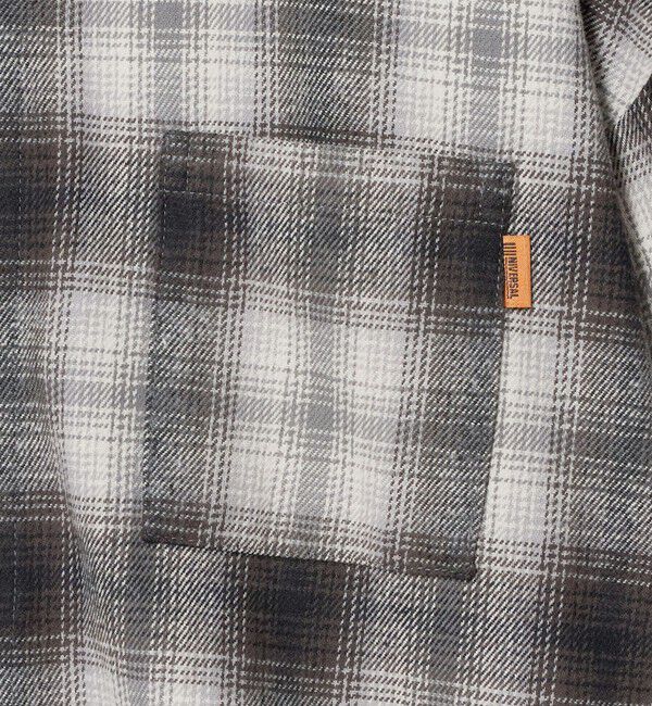 UNITED ARROWS green label relaxing「【別注】＜UNIVERSAL OVERALL＞Vネック チェック カーディガン / キッズ 100cm-130cm」|カーディガン|