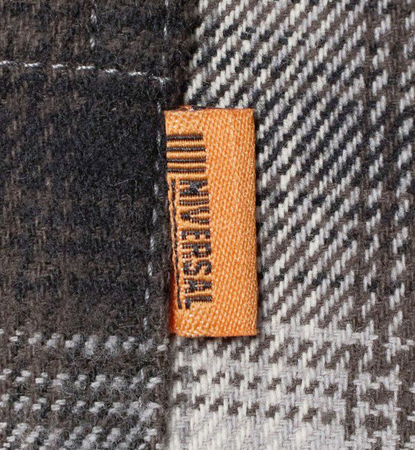 UNITED ARROWS green label relaxing「【別注】＜UNIVERSAL OVERALL＞Vネック チェック カーディガン / キッズ 100cm-130cm」|カーディガン|