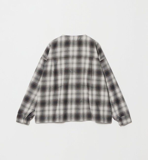 UNITED ARROWS green label relaxing「【別注】＜UNIVERSAL OVERALL＞Vネック チェック カーディガン / キッズ 140cm-160cm」|カーディガン|