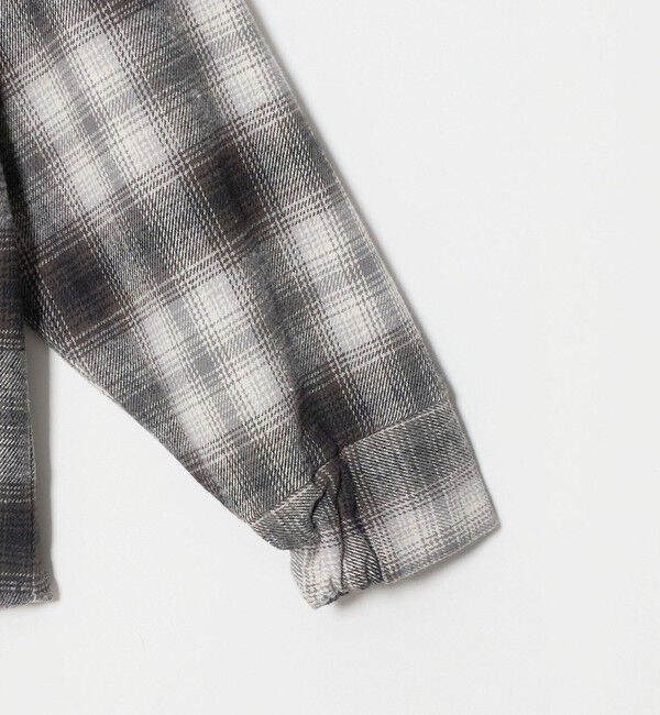 UNITED ARROWS green label relaxing「【別注】＜UNIVERSAL OVERALL＞Vネック チェック カーディガン / キッズ 140cm-160cm」|カーディガン|