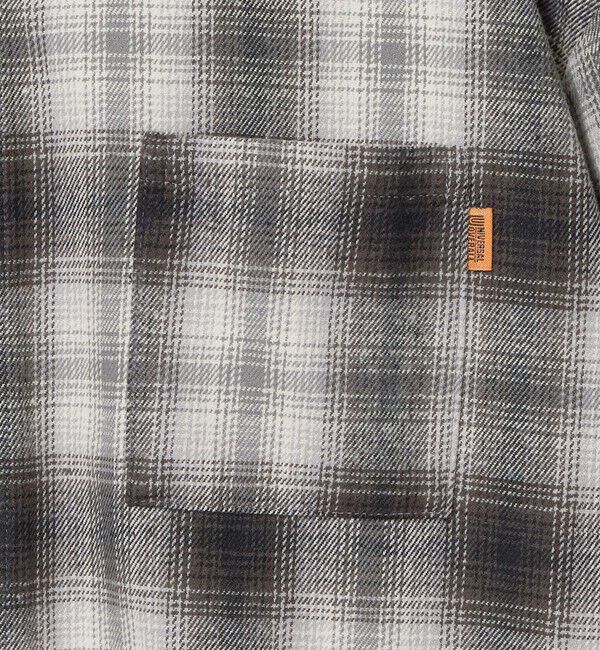 UNITED ARROWS green label relaxing「【別注】＜UNIVERSAL OVERALL＞Vネック チェック カーディガン / キッズ 140cm-160cm」|カーディガン|