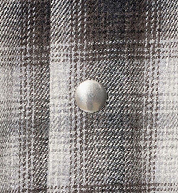 UNITED ARROWS green label relaxing「【別注】＜UNIVERSAL OVERALL＞Vネック チェック カーディガン / キッズ 140cm-160cm」|カーディガン|