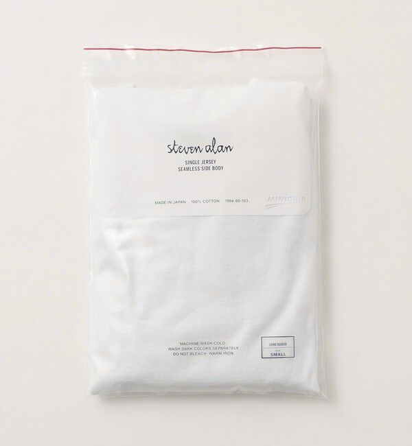STEVEN ALAN「＜Steven Alan＞ パック チューブボディ ロングスリーブ Tシャツ」|Tシャツ・カットソー|