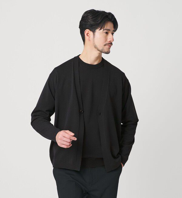 BEAUTY&YOUTH UNITED ARROWS「【WEB限定 WARDROBE SMART】KOUKIN ハイゲージ ニット カーディガン【抗菌・防臭】」|カーディガン|