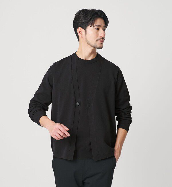 BEAUTY&YOUTH UNITED ARROWS「【WEB限定 WARDROBE SMART】KOUKIN ハイゲージ ニット カーディガン【抗菌・防臭】」|カーディガン|