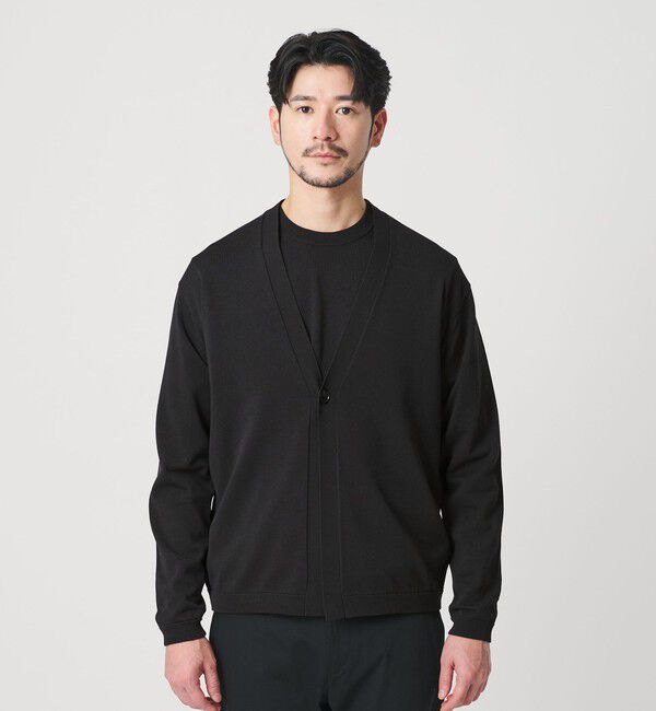 BEAUTY&YOUTH UNITED ARROWS「【WEB限定 WARDROBE SMART】KOUKIN ハイゲージ ニット カーディガン【抗菌・防臭】」|カーディガン|