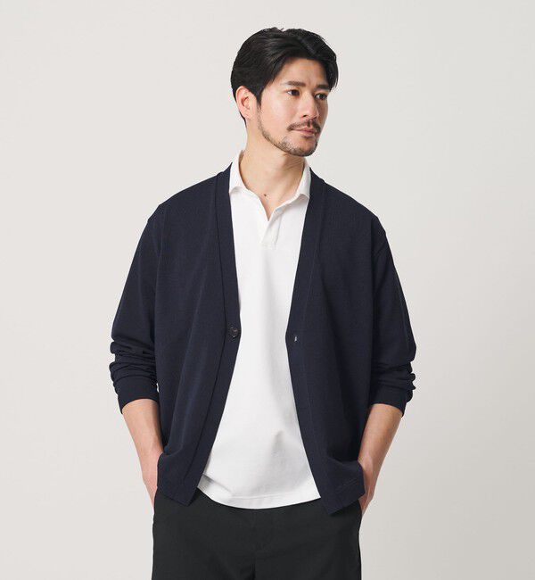 BEAUTY&YOUTH UNITED ARROWS「【WEB限定 WARDROBE SMART】KOUKIN ハイゲージ ニット カーディガン【抗菌・防臭】」|カーディガン|
