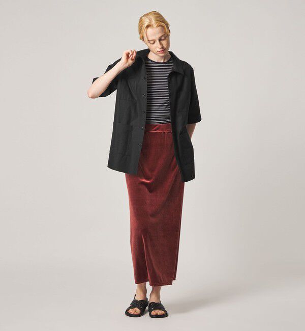 STEVEN ALAN「＜Steven Alan＞コットン サファリ シャツ」|シャツ・ブラウス|