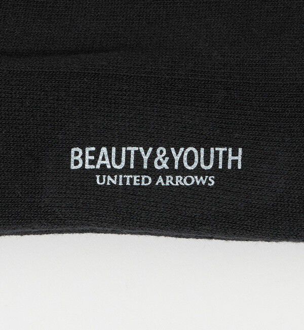 BEAUTY&YOUTH UNITED ARROWS「フリーダム スタンダード エンブロイダリー ロゴ クルー ソックス」|ソックス|