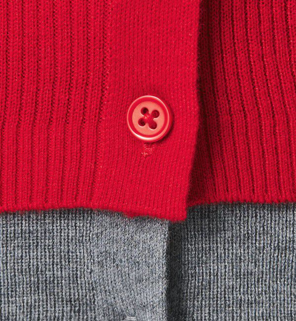 BEAUTY&YOUTH UNITED ARROWS「【WEB限定】レイヤードニットカーディガン ウォッシャブル」|カーディガン|
