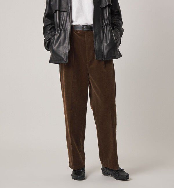 STEVEN ALAN「＜Steven Alan＞ 9W コーデュロイ イン ツープリーツ ドレス トラウザーズ II」|スラックス|